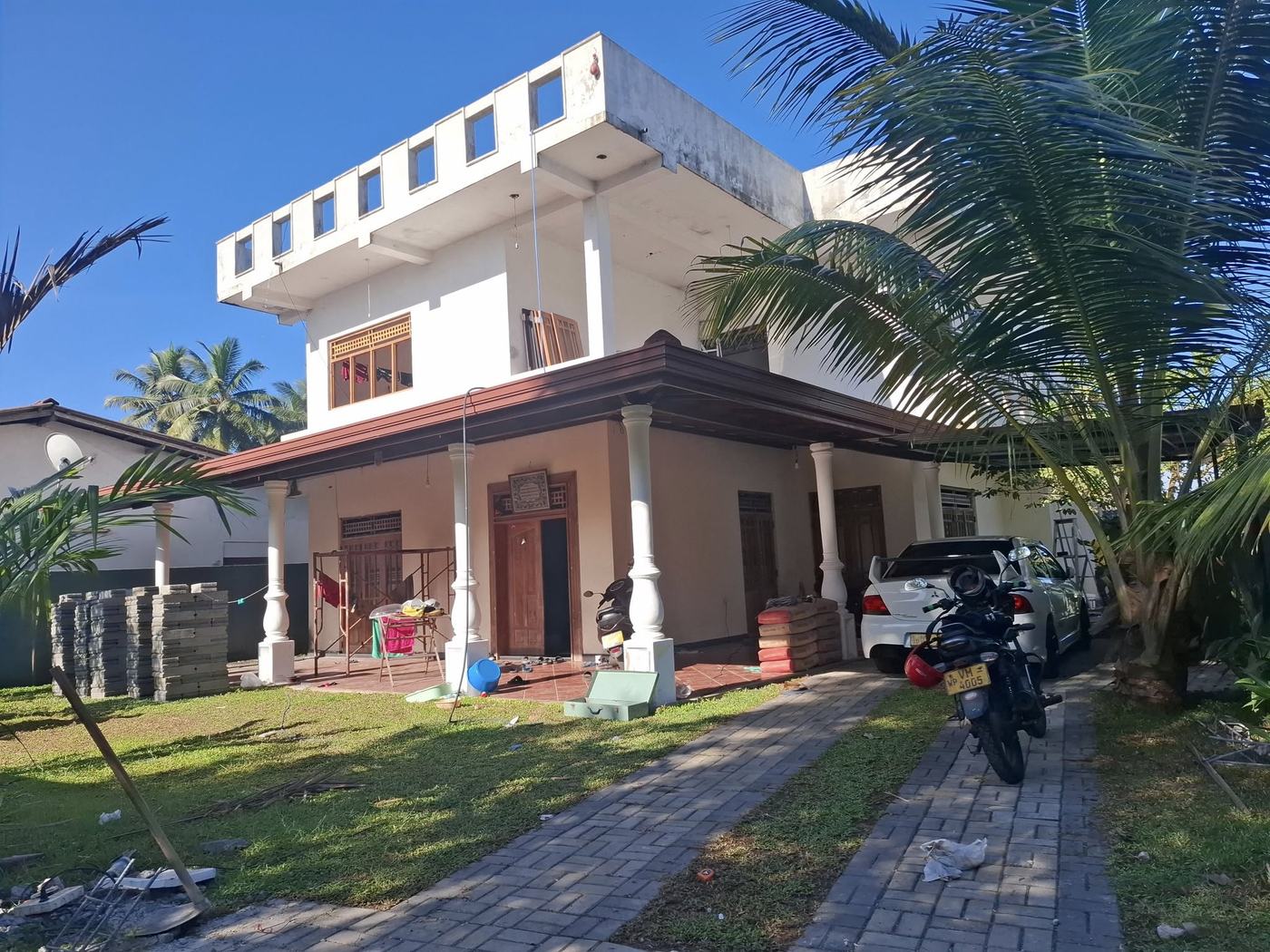 Renovation and extension construction work